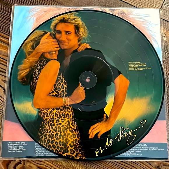 Rod Stewart Blondes Have More Fun Picture Disc LP 1978 - Picture 2 of 9
